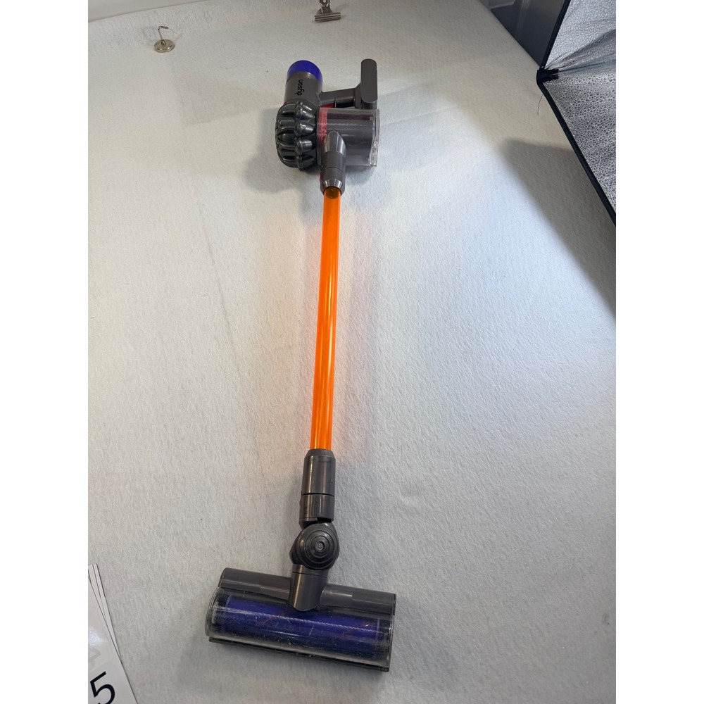 Dyson Casdon V8 Cordless Vacuum Toy for Kids Orange Grey Purple Realistic Sound